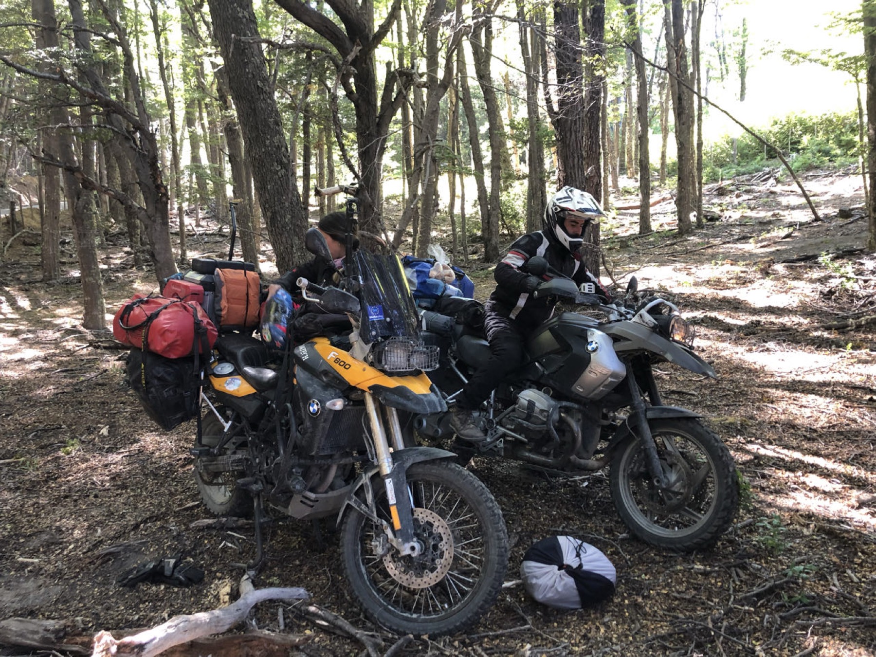 A rough gravel climb