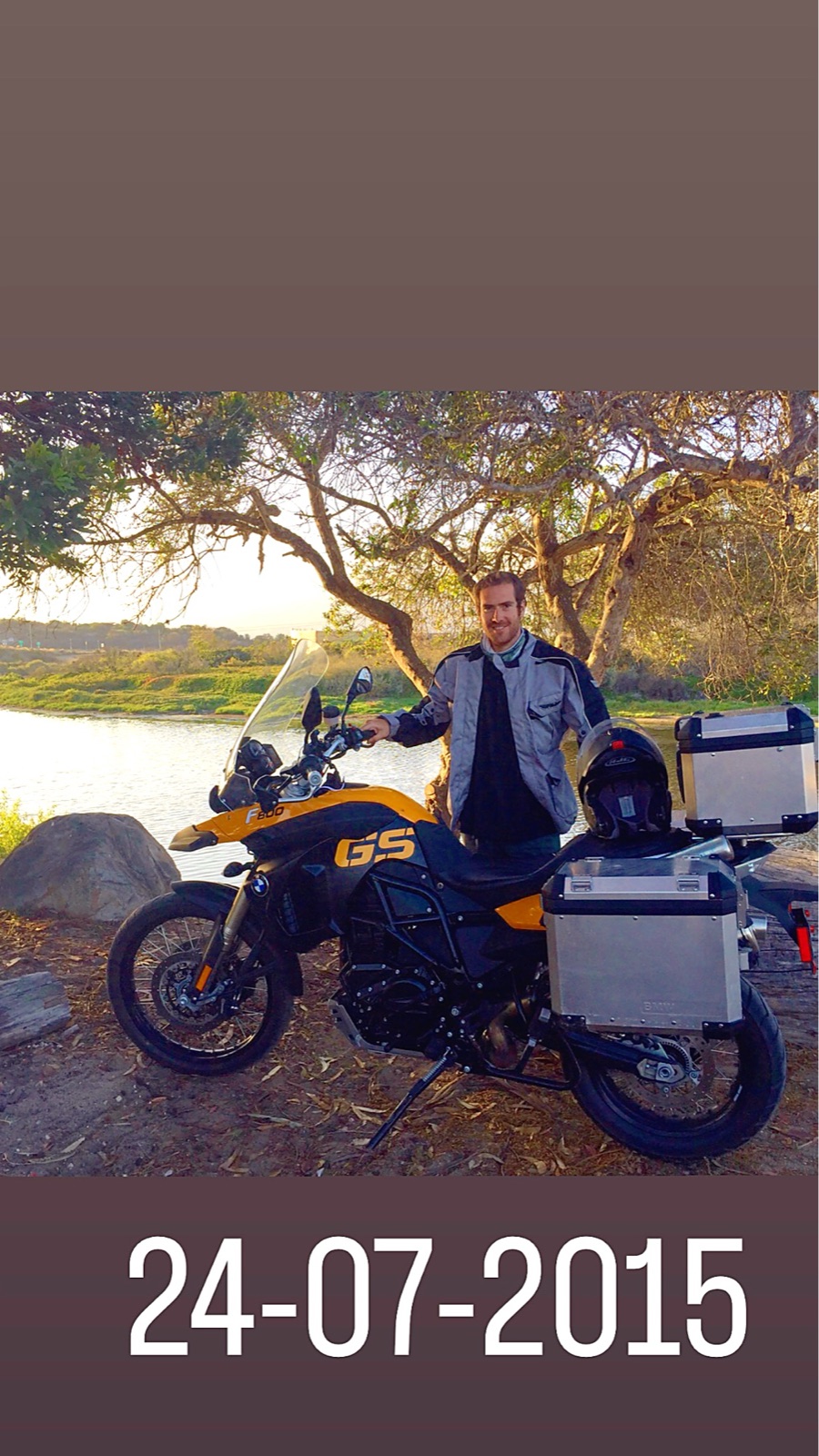 From the first ride, summer 2015