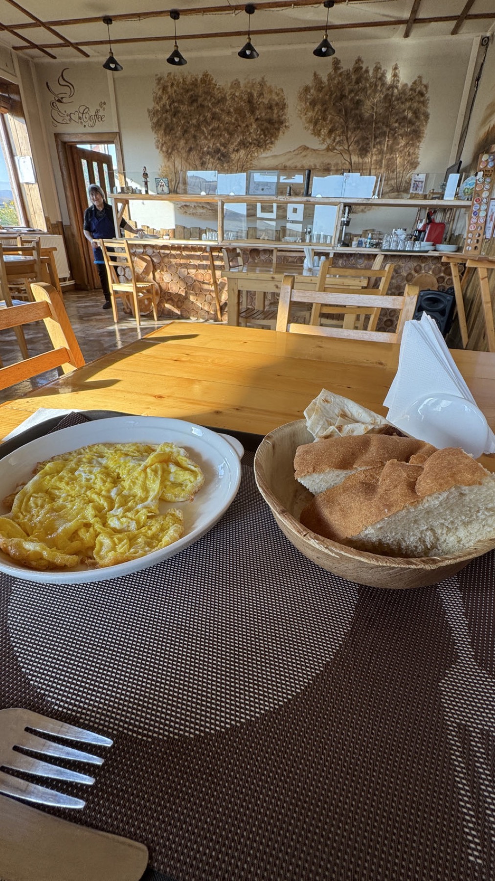 A Georgian meal on a table