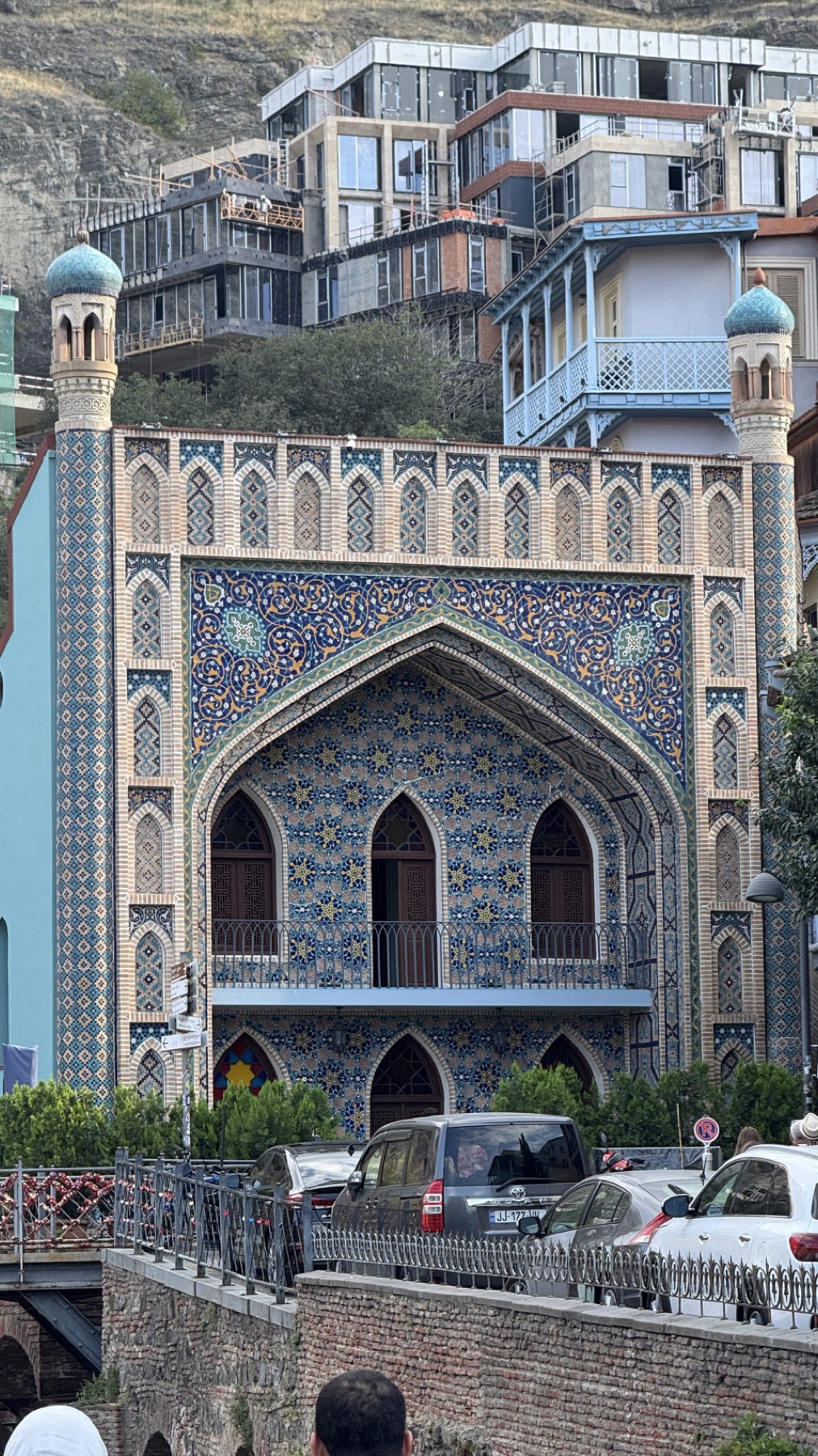 Old buildings on the hillside in Tbilisi