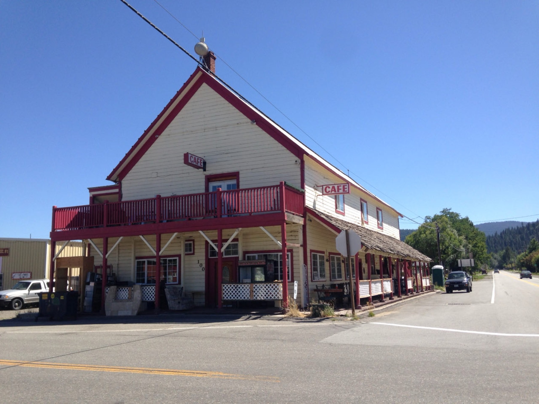 A preserved gold rush building