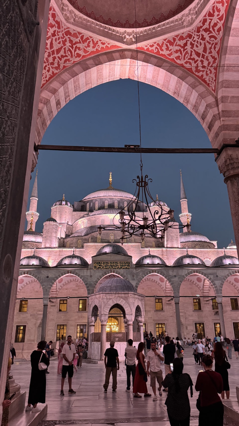 The Blue Mosque at dusk