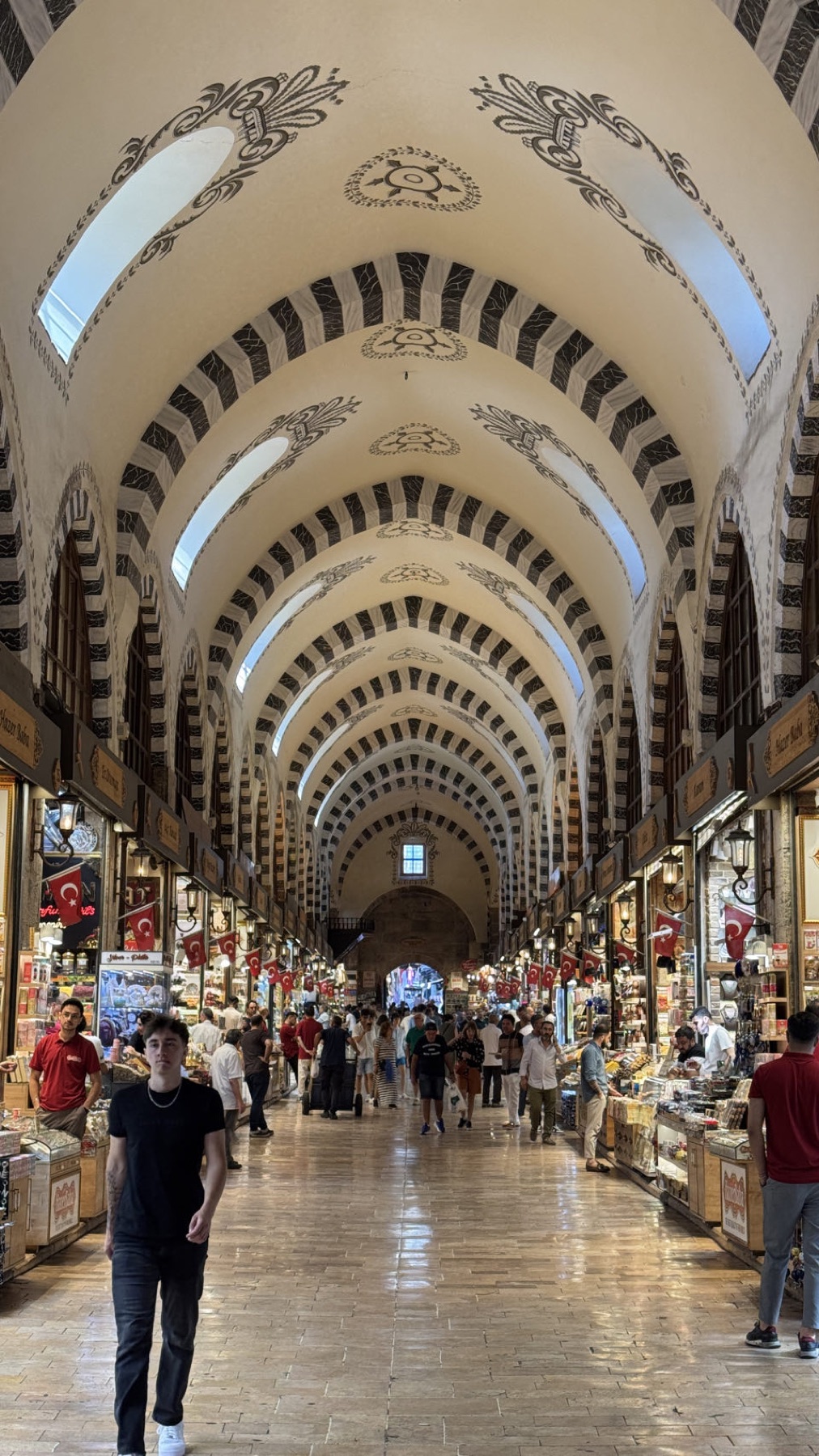 An arcade inside the Grand Bazaar