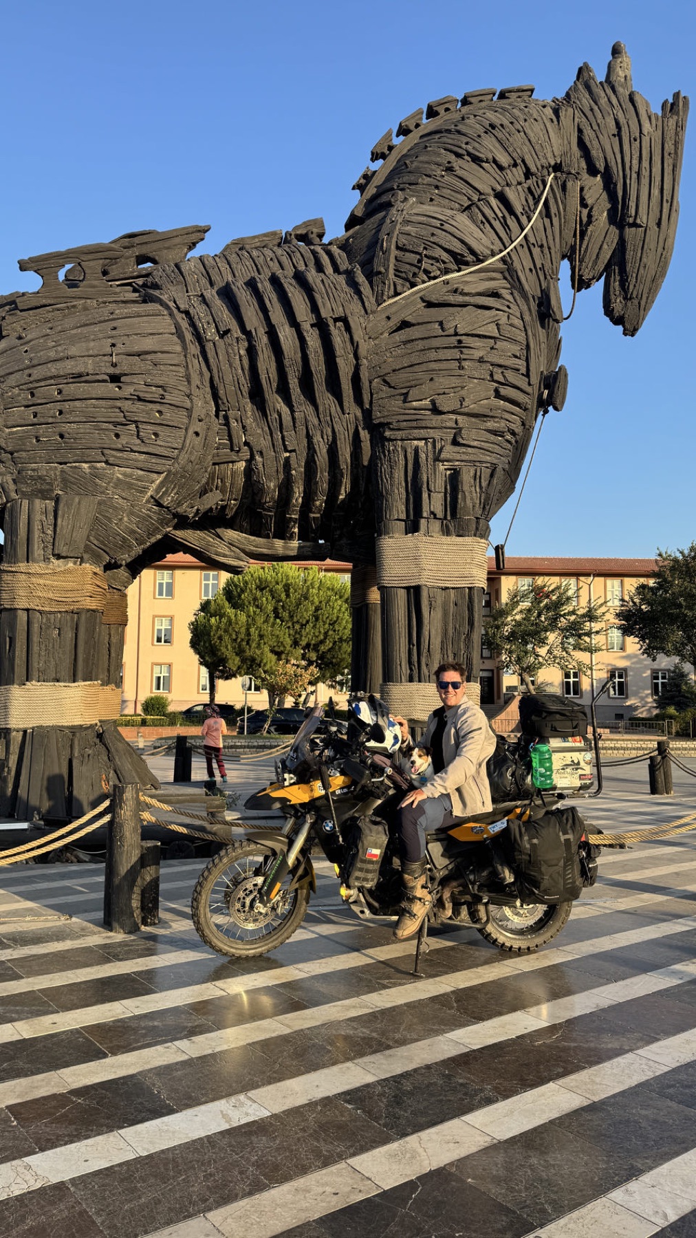 The Trojan horse on the waterfront at Çanakkale