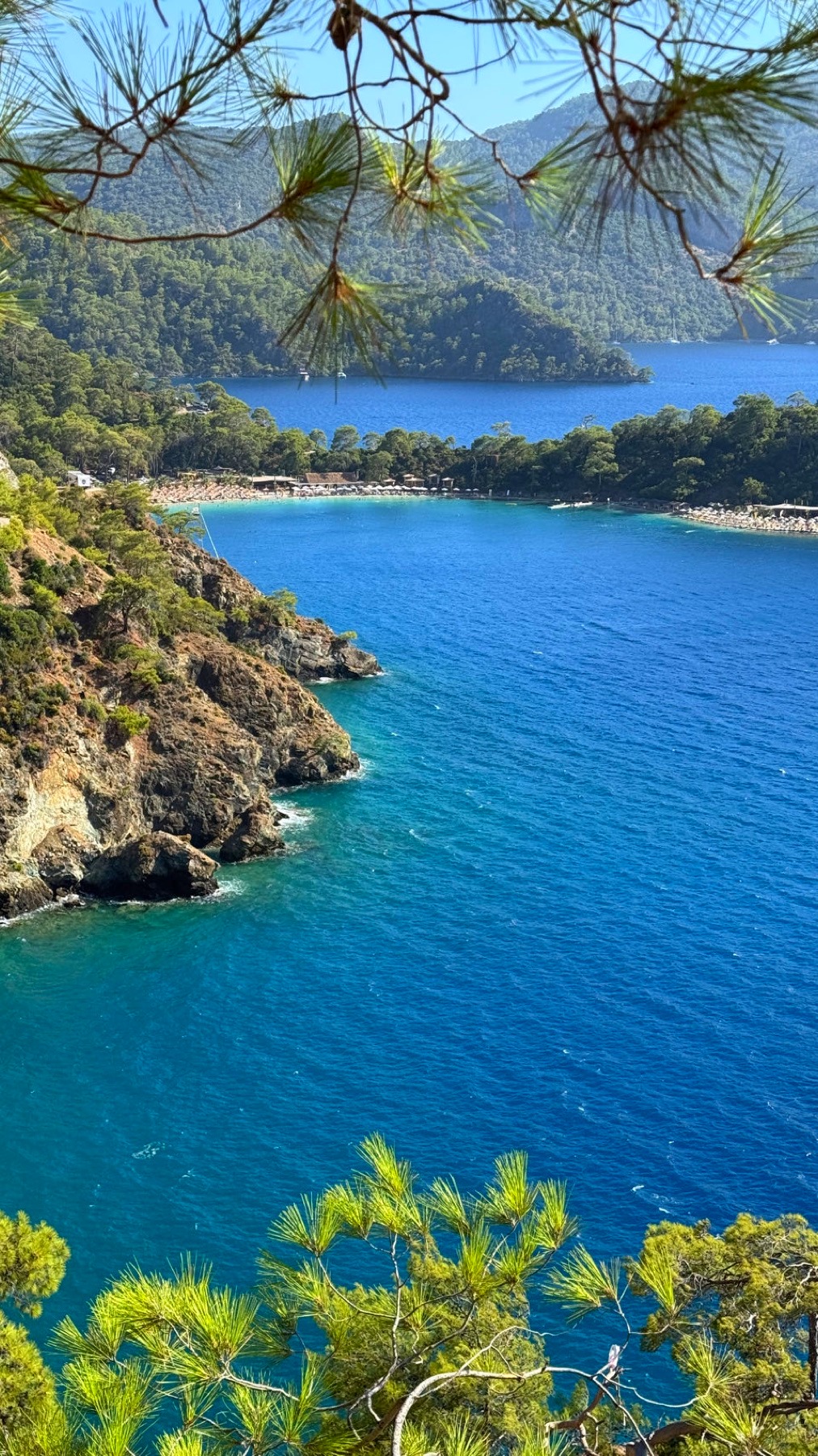 The blue lagoon at Ölüdeniz